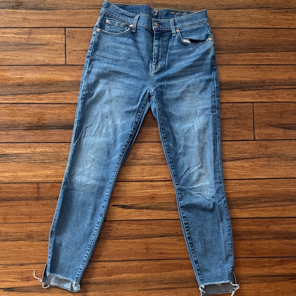 7 For All Mankind Classic Denim Skinny Jeans